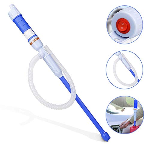 Bestlucky Battery Operated Liquid Transfer Pump, 2D Batteries Baterry Pumps for Water, Diesel, Gas, Oil (Transfer Pump)