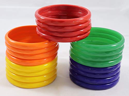Image of NMII Glass Bangles Set for Women & Girls