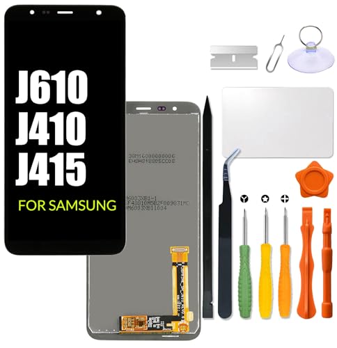 Replacement for Samsung Galaxy J410 J415 J610 J610F J610G J610FN J415F J415FN J415G J415GN J415N J6+ / J4+ Plus LCD Screen Touch Screen Digitizer Assembly LCD Display with Repair kit