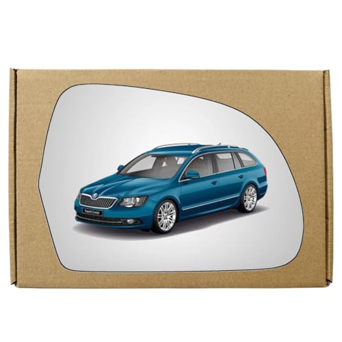 Miroir de rétroviseur Skoda Superb 2008-2015 côté droit conducteur GAPlus