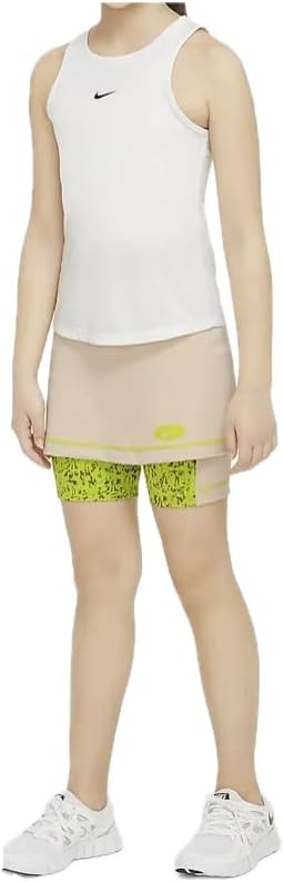 Nike Girls' Dri-FIT Icon Clash 2-in-1 Training Skirt (Sand Drift) Size X-Small