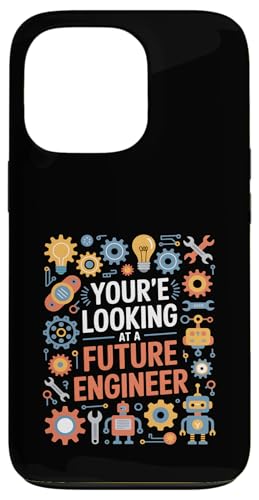 Future Engineer Funny Say Gear �d�����{�b�g �X�}�z�P�[�X iPhone 13 Pro �p