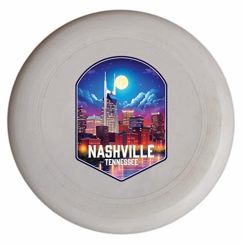 Nashville Tennessee Design D Souvenir Frisbee Flying Disc 4-Pack