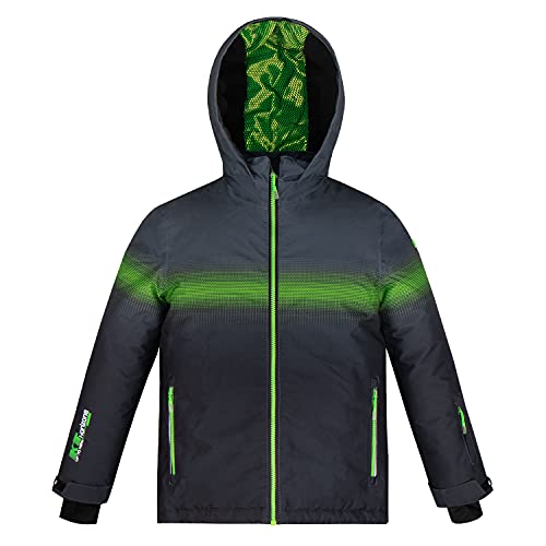 Foto von Killtec Jungen Skianzug Größe 164 aus Skijacke Glenshee Bys Schwarz und Skihose Gauror Jr NEON grün
