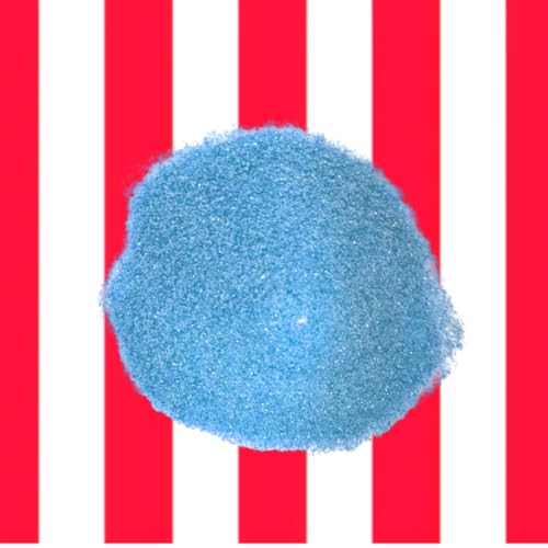 Image of Blue Raspberry Flossugar - 2 lb (32 oz) - Pre-Mixed, Ready-to-Use Cotton Candy Sugar - Sweet, Cake-Inspired Flavor - Perfect for Parties, Festivals, and Concession Stands