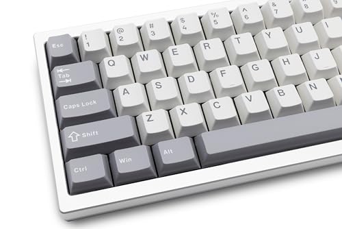 Image of KEEBMONKEY WOBKEY Zen 65 65% Quick Release Wireless Mechanical Keyboard with RGB, CNC Aluminum Case, Hot-Swappable, VIA Support, BT /2.4G /USB-C Gaming Keyboard for Mac /Windows (Lite Silver)
