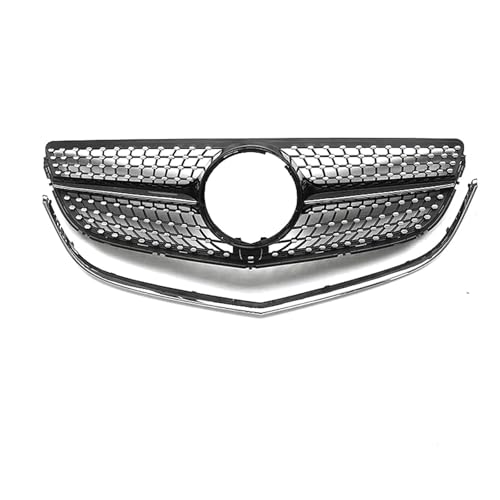 Grille avant pour Classe E Coupé W207 C207 A207 2014-2017 finition argent