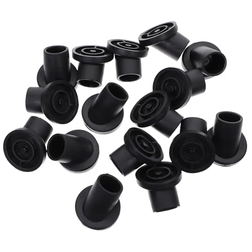 Toddmomy Protectores para Patas de Silla y Muebles 20 Piezas en Goma, Tapas Inclinadas Antideslizantes para Sillas de Escritorio y Taburetes, Protección para Suelo de Madera en Hogar y