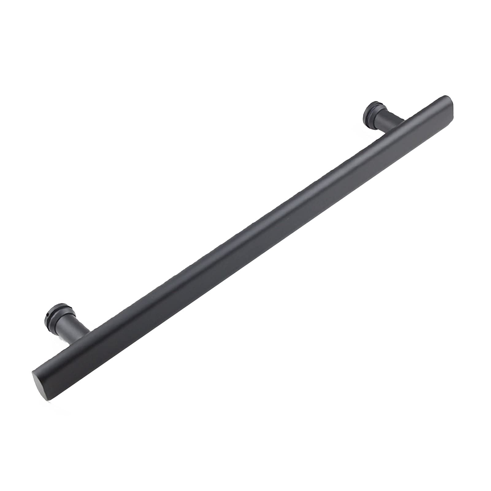 DFGHNBVC Glass Door And Window Handles Push And Pull Glass Door Handle,Simple Sliding Door Household Bathroom Shower Glass Door Hardware Accessories - Black,Black-440Mm