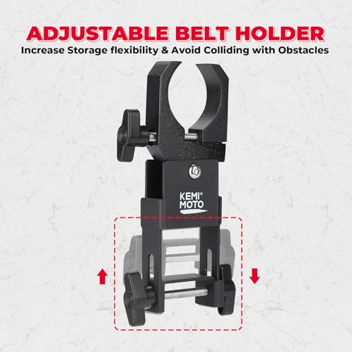 Image of KEMIMOTO UTV Belt Holder Mount, 2-Pack Adjustable Roll Cage Clip