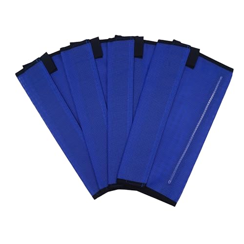 Image of 4 Pack Mesh Fly Boots for Horse Loose Breathable Horse Leggins Protective Horse Leg Wraps Protective Horse Leggings for Preventing Flies Bites (F)