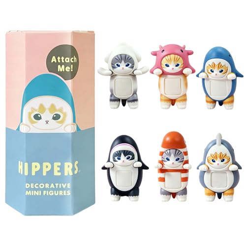 Luchild Cute Sea Theme Cat Blind Box 1Pcs Adorable Action Figures Collectible Random Mystery Figures Gifts Home Desk Decoration Single Box