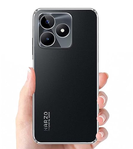 Image of Soft Silicone TPU Back Cover Compatible with Realme C53 / Narzo N53