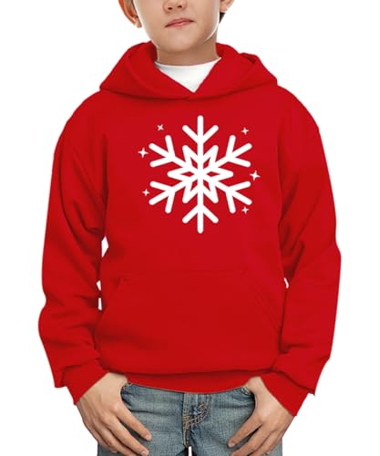 Remimi Unisex Kids Christmas Hoodie Boy Girl Thanksgiving Day Sweatshirt with Pocket 5-14 Years