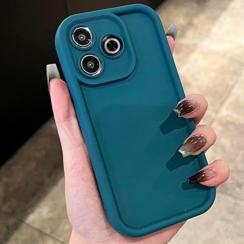 Image of Scalebee Back Case Cover for Mi Redmi 13 5G / Poco M6 Plus 5G | Matte Soft Case | Flexible Silicon Shockproof Case for Mi Redmi 13 5G / Poco M6 Plus 5G with Camera Protection (Blue)
