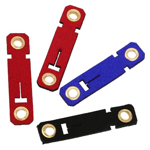 BCOATH 4Sets Cloth Bird Leg Bands Safe Easy to Use Foot Rings for Parrots Pigeons Cockatiels and Other Birds Identification for Poultry and Birds