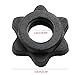XAGMODSHN 4Pcs 25mm Dumbbell Barbell Handbell Clip Lock Screw Nut Spin-Lock Collar Nut for Strength Training