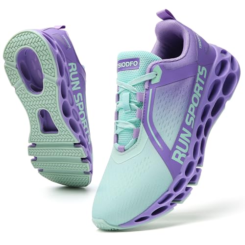 Image of Women's Running Shoes Non Slip Athletic Tennis Walking Blade Type Sneakers