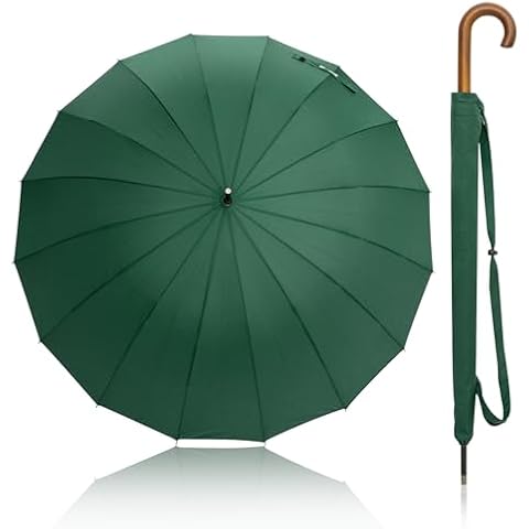 Becko Durable Stick Tote Umbrella for Windy Weather Cover
