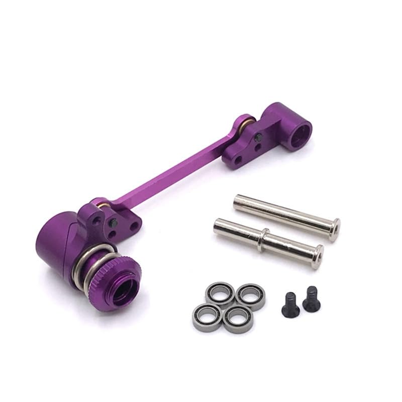 Économiseur de servo en métal violet Xzeit pour direction précise Wltoys 124019