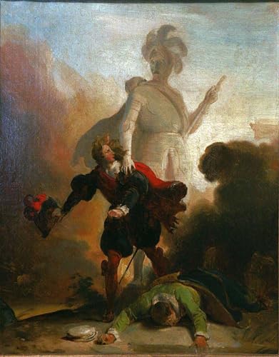 Affiche Don Juan et la statue de la Commandera par Evariste 60x90cm