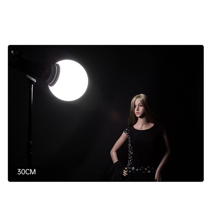 Softbox 30 cm uniwersalny dyfuzor do fotografii Soft Ball Dome do studia – z uchwytem Bowens Mount poprawia jakość zdjęć