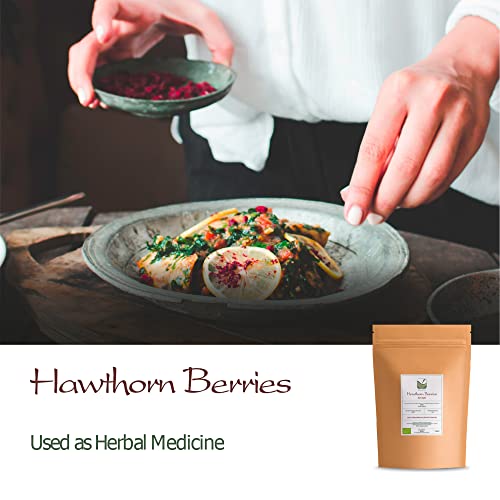 Hawthorn Berry Organic Whole Juicy - Hawthorne Berries High Food Grade - Hawthorne Berry Organic Hawthorn Berries Dried Hawthorn Hawthorne Tea Dry Hawthorn Berry Hawthorne Fruit #TOP6