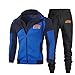 Xureal7 Set con Cappuccio da Uomo K.T.m Logo Tracksuit Pannello Zip Set Palestra Usura Jogging Wear 2 Pezzi Felpa Casual, Pantaloni a Sweat + con Cappuccio con Cappuccio con Zip,C,M