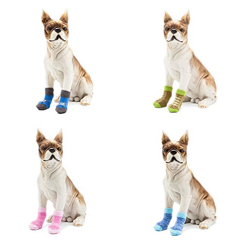 handfly Meias para cachorros para cães pequenos e médios Meias anti-derrapantes para cachorros Meias