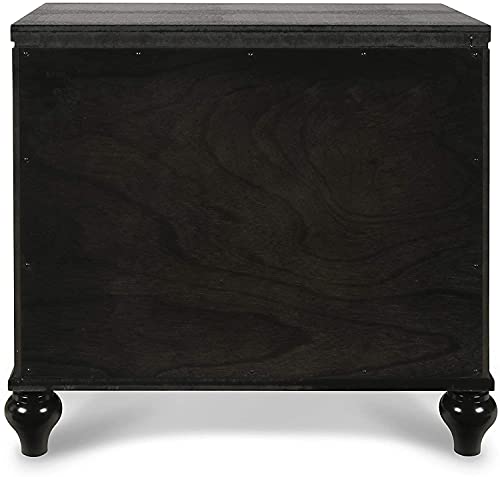 New Classic Furniture Valentino Nightstand, Black (2021) #TOP5