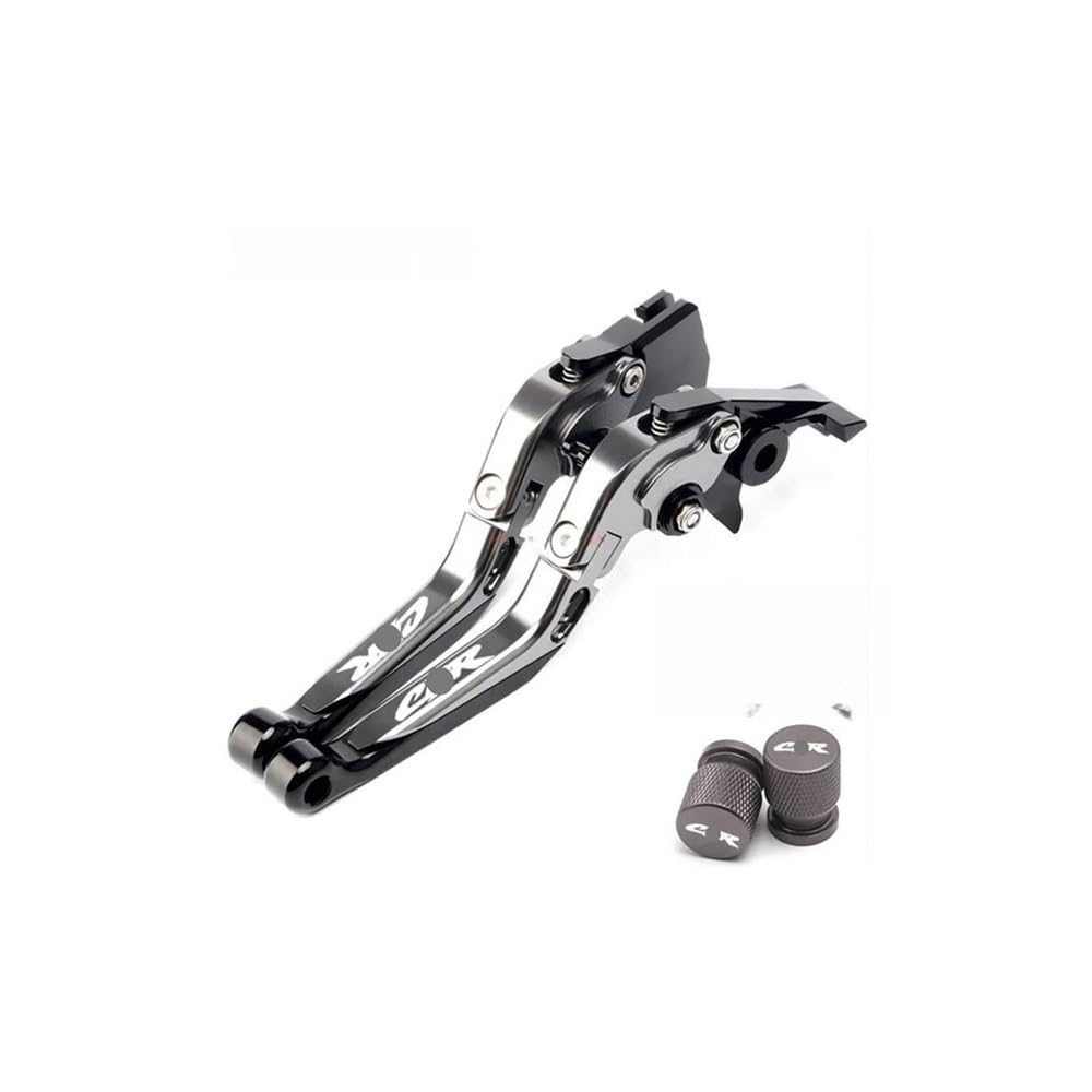 Zdgxfhsrh Silver Motorcycle Brake Clutch Levers For Cbr125r 2004-2016 Motorcycle Cnc Adjustable Brake Clutch Levers(Silver)