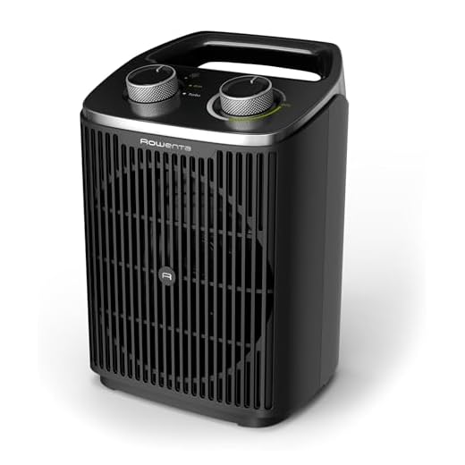 Rowenta Intense Comfort, Calefactor, 2000 W de potencia, bajo consumo, silencioso, apagado automático, 2 Modos Eco/Turbo, Calienta hasta 35m, Protección Sobrecalentamiento y Antivuelco, SO2350F0