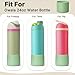Lpaacat Silicone Boot for Owala 24 oz Water Bottle, Anti-Slip Protective Sleeve Bottom Cover for Owala Twist/FreeSip/Flip Stainless Steel Water Bottle(Avocado)