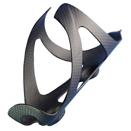 OSPORT 2 Piece Full Carbon Fiber Bike Water Bottle Cage Holder Only 25g for Road Bike MTB Mountain Bicycle