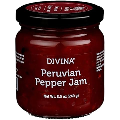 Divina Peruvian Pepper Jam, Vegan, 8.5 Ounces (Pack Of 12) Cover