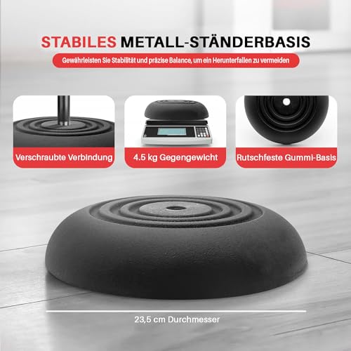 image for Pyle Universal Microphone Stand - Handheld Mic Compatible, Heavy Compa