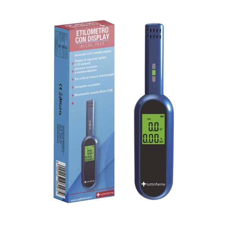 Etilometro con Display Alcol Test ad Alta Precisione