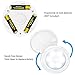 Novelty Place LED Motion Sensor Lights - Cordless Battery Powered Built-in Magnets Optional Sticky Pads - Motion Sensing Bathroom Hallway Closet Nightlight - Pack of 6