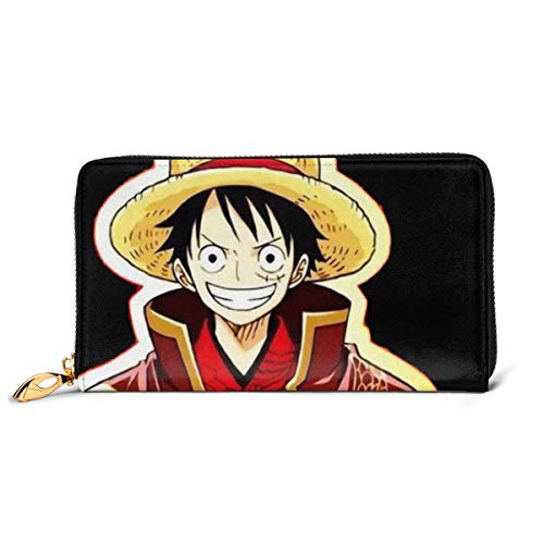 Preisvergleich Produktbild Einteilige Leder-Geldbörse mit echtem Reißverschluss, stilvolle Individualität