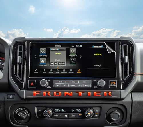 SHAOHAO 2 PCS for 2025 2026 Nissan Frontier Screen Protector for 2025 2026 Nissan Frontier Accessories (SV, PRO-X, PRO-4X, SL) 12.3 Inch HD Clarity Anti Fingerprint Frontier Pickup Truck Screen Cover