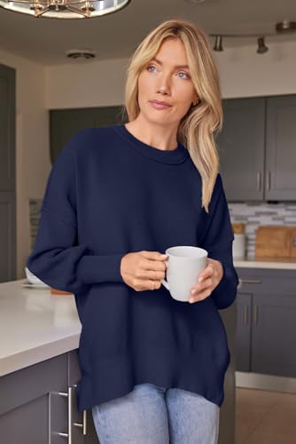 Image of EFAN Womens Oversized Sweaters Batwing Sleeve 2026 Fall Fashion Outfits