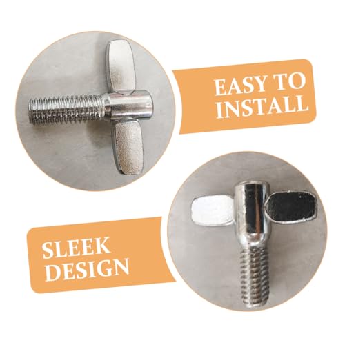 10 tornillos de ala para batería de aluminio miniatura 2
