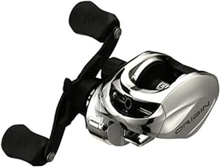 13 FISHING - Origin Chrome - Low-Profile Baitcast Fishing Reel - 8.1:1 Gear Ratio - Right Hand Retrieve (Fresh) - OCRM8.1-RH