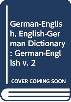 Hardcover German-English Dictionary, Vol II Book