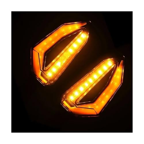 Clignotant de moto ambre universel 3 fils pour feux de signalisation gauche et droite