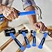 HANSOM 5-Pack Hammer Set,Rubber Mallet 32oz, Double-Faced Mallet 22oz,16oz Claw Hammer,16oz Ball Peen Hammer,3lb Sledge Hammer,Ergonomic Handle