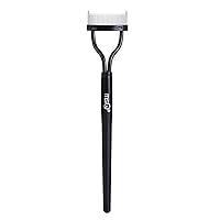 Vista 11 de Peine de pestañas MSQ Separador de pestañas aplicador de máscara definidor de pestañas con cubierta de peine diseño de arco brochas cosméticas Blanco