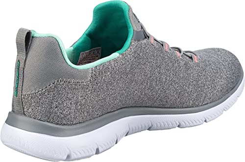 Skechers Summits-Quick Getaway, Women's Trainers, Charcoal Green, 7 AU