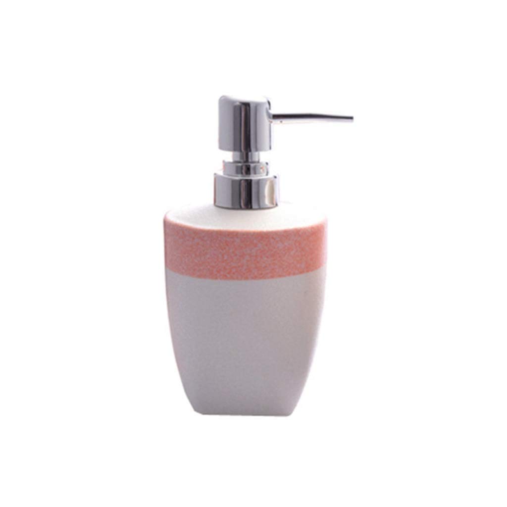 Dispenser di sapone - Bottiglia disinfettante per le mani in ceramica Premium Hotel Club bottiglia lozione shampoo doccia bottiglia