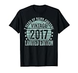 Photo Gallery retro 7th birthday gifts girls boys maglietta Photo Gallery retro 7th birthday gifts girls boys maglietta